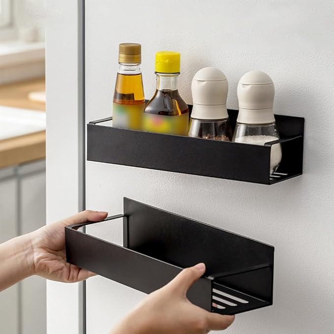 Carbon Steel Magnetic Spray Can Holder Storage Rack - Image 4