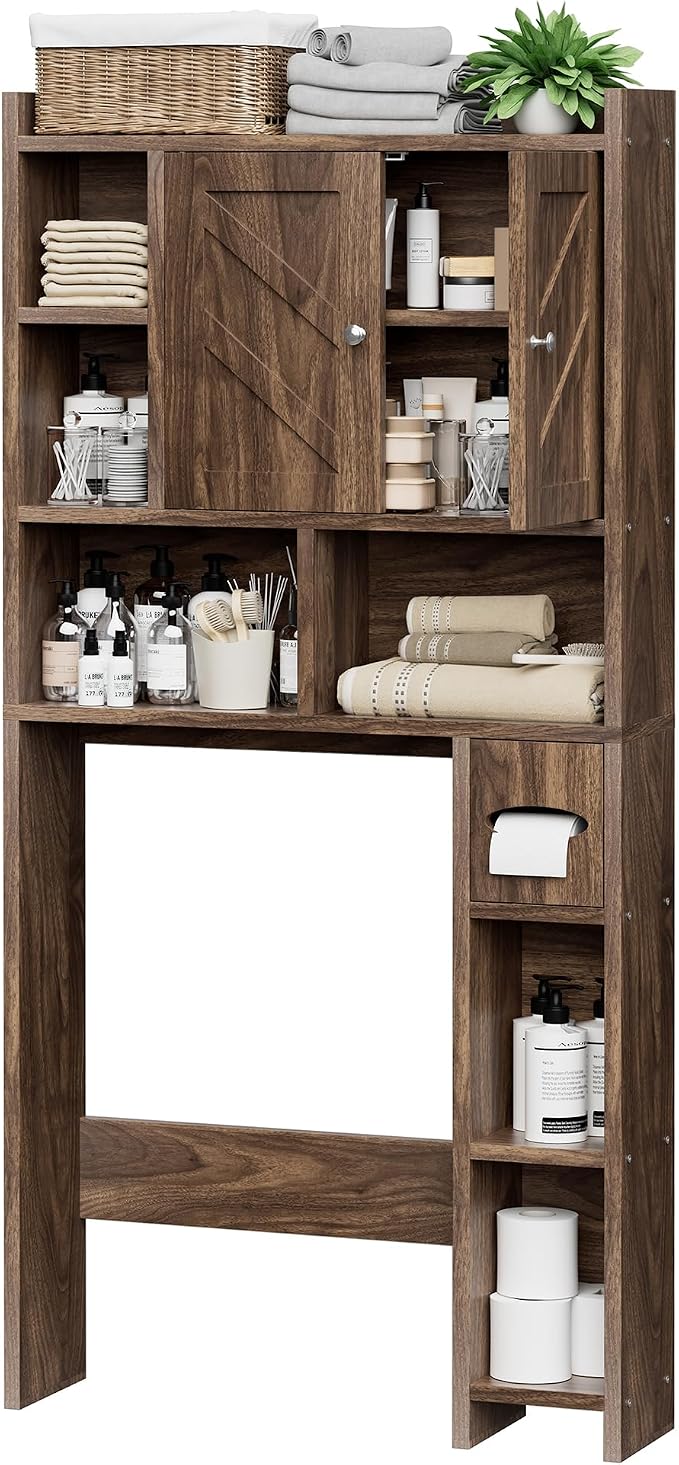 Over the Toilet Storage Cabinet, Freestanding Storage Cabinet Over Toilet - Image 7