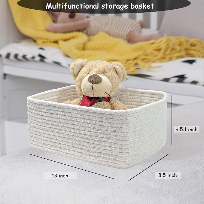 COMFY-HOMI 13" x 8.5" x 5.1" Storage Baskets - Image 4