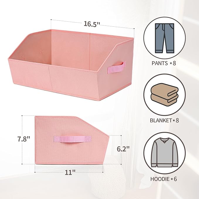 Closet Baskets for Shelves Trapezoid - Image 2