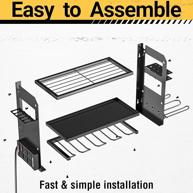 YYR Power Tool Organizer Wall Mount - Image 9
