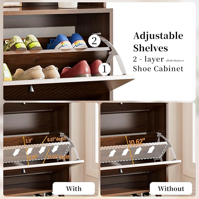 Fsbecl Shoe Cabinet for Entryway - Image 5