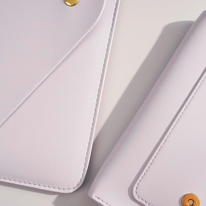 PU Leather Laptop Sleeve for 15.3 inch MacBook Air 2023 2024, Surface Book 13.5 - Image 7
