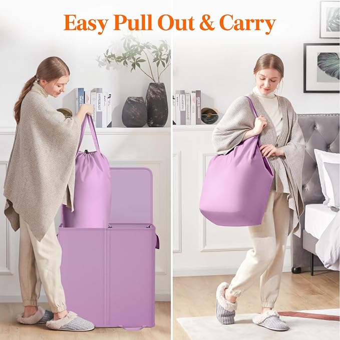 Lifewit Double Laundry Hamper - Image 4