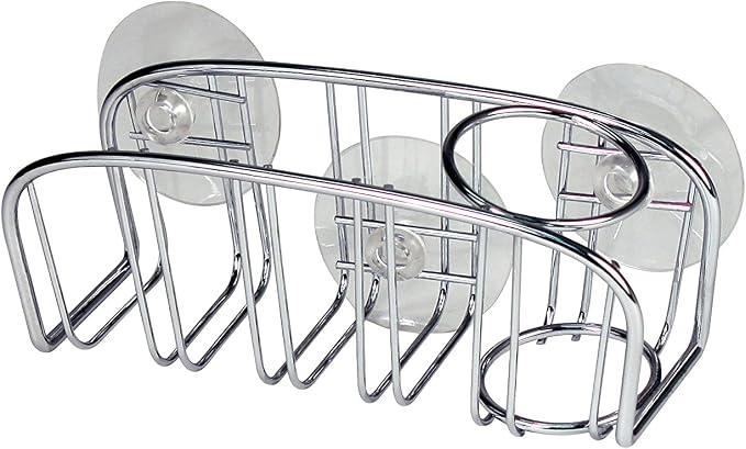 Spectrum 09370 Contempo Sponge & Brush Holder, Modern Sponge Holder & Kitchen - Image 3