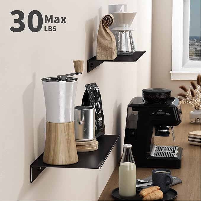 Danpoo 12 inch Metal Floating Shelves - Image 4