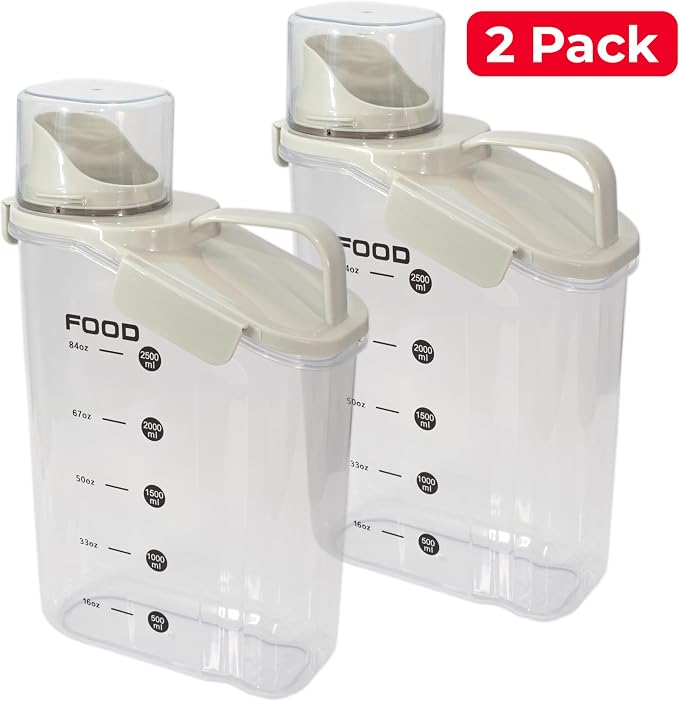 Two Pack Food & Cereal Storage Container - Image 2