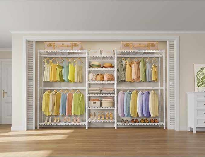 VIPEK X3 Plus Large Expandable Closet Rack Adjustable from 5'10" to 8'8" - Image 8