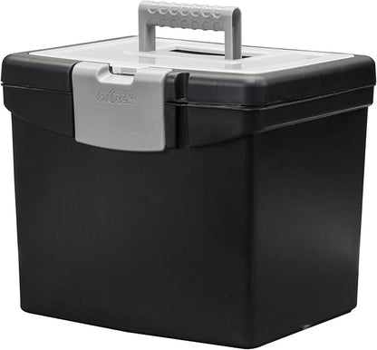 Storex 61504B02C Portable File Box - Image 2