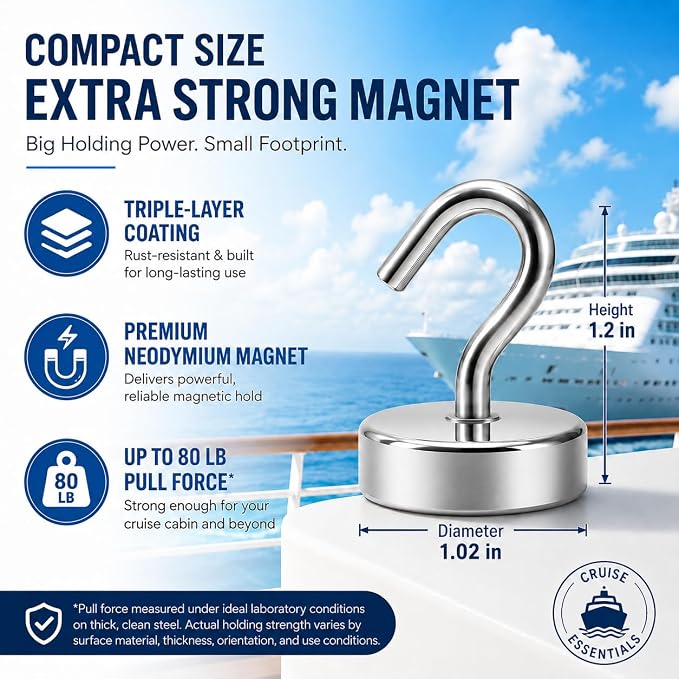 Neosmuk Magnetic Hooks Steel Tube Design - Image 4