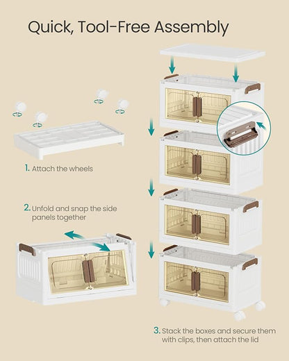 SONGMICS 26QT Plastic Storage Bins - Image 4