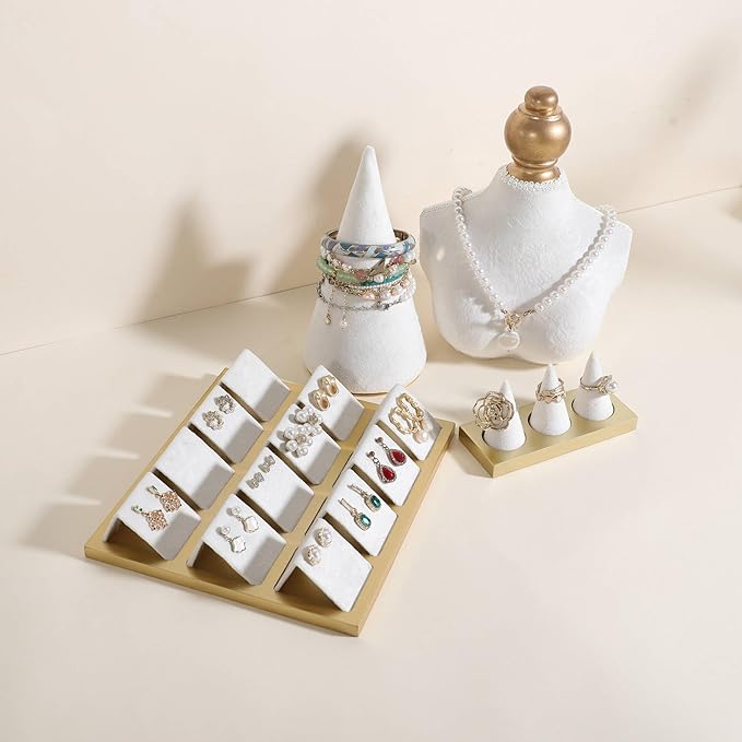 GemeShou Golden coated earring display stand - Image 6