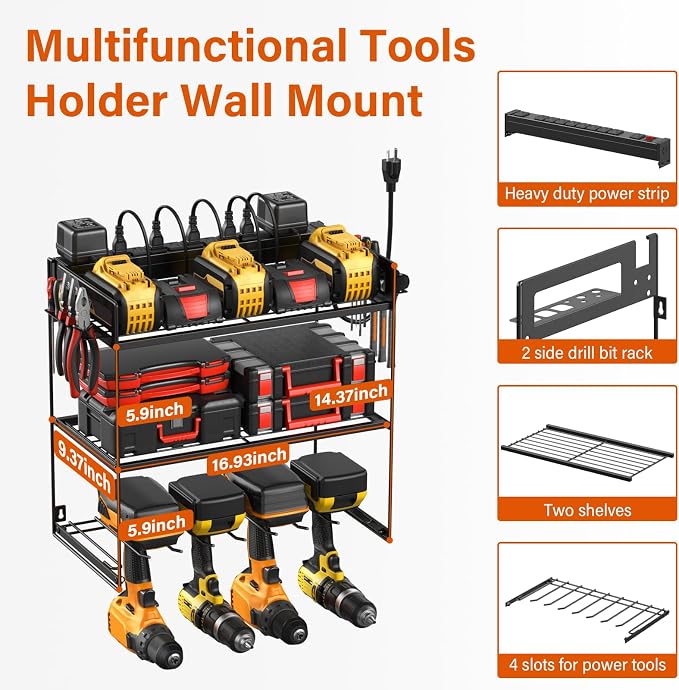 JUNNUJ Power Tool Organizer - Image 4