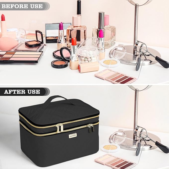 8.8L Double Layer Travel Makeup Bag - Image 5