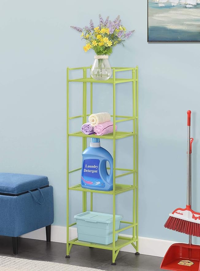Convenience Concepts Xtra Storage 4-Tier Folding Metal Shelf - Image 2