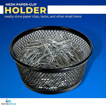 1InTheOffice Mesh Paper Clip Holder - Image 4