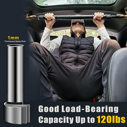 Heavy Duty Car Clothes Hanger Bar Telescopic Garment Rack 30'' to 66'' | Travel - Image 3