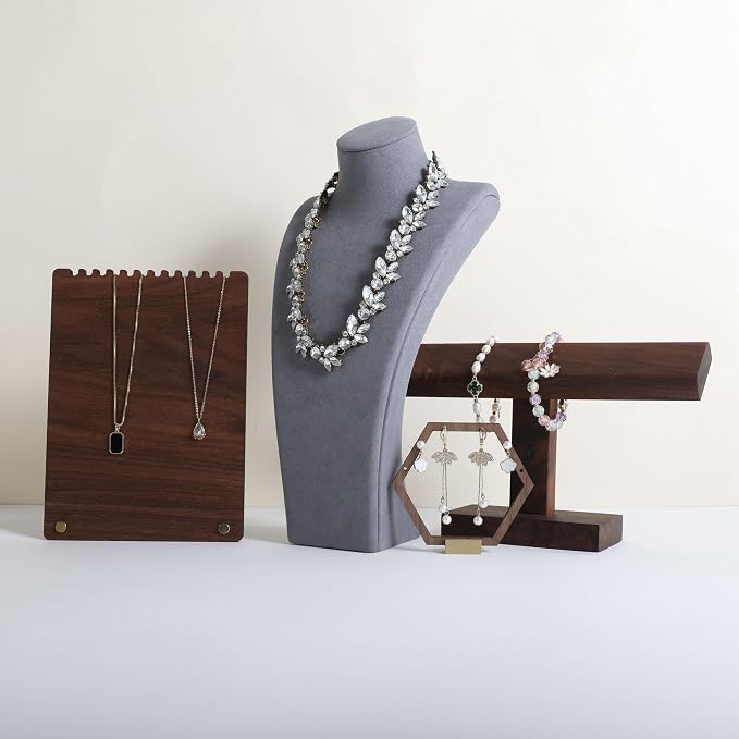 GemeShou Grey necklace storage organizer - Image 3