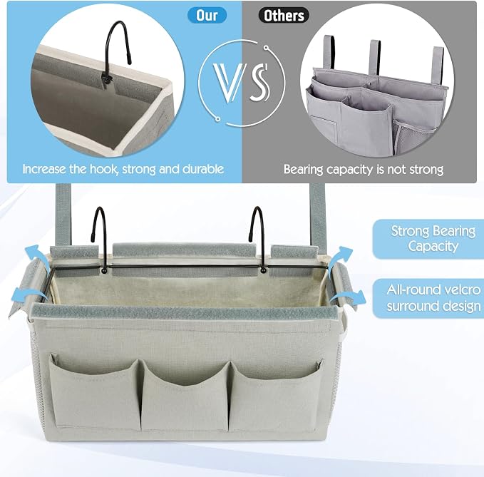 Bedside Storage Caddy/Bedside Hanging Storage Bag - Image 5
