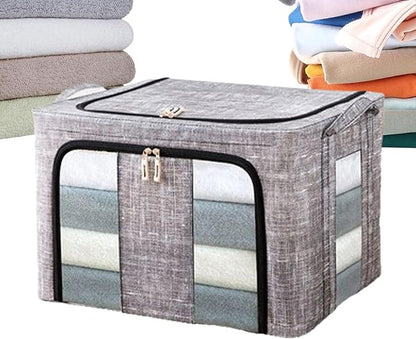 Storage Bins for Clothes, 66L Waterproof Stackable Bag, Large Clothes Storage by Unknown