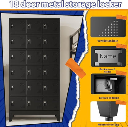 PAOFIN Metal Storage Lockers for Employees - Image 4
