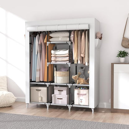 VTRIN Portable Closet Wardrobe for Hanging Clothes - Image 7