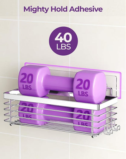 ODesign Shower Caddy 3 Pack SUS304 Stainless Steel-No Drilling-Shower Bathroom - Image 3