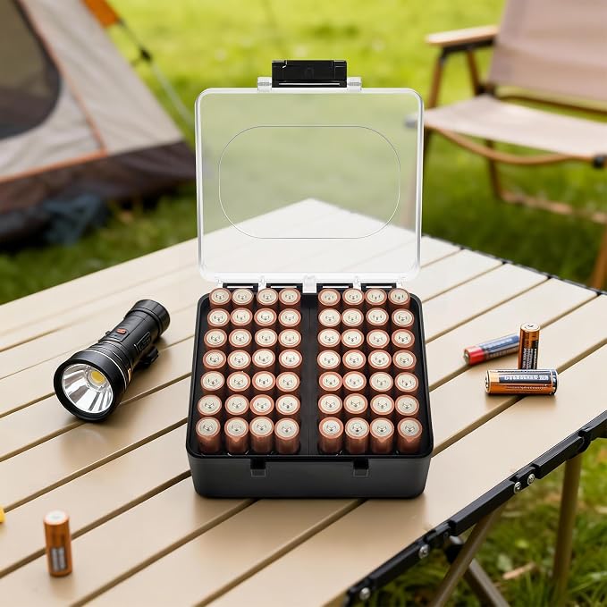 FULLCASE Battery Storage Organizer Box, Holder Container - Image 7