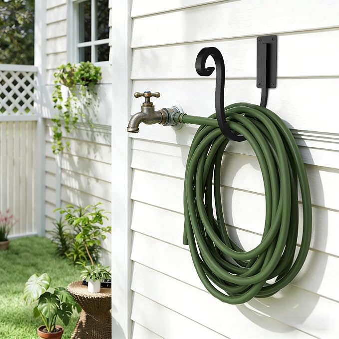 Garden Hose Holder Wall Mount, Water Hose Holder - Image 5