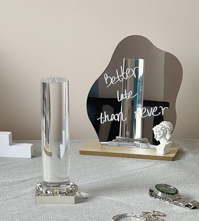 Solid Acrylic Jewelry Display Tower Scrunchie Holder Vertical Rack Clear - Image 5