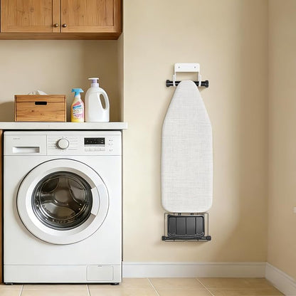 Ironing Board Hanger Wall Mount, Metal Iron Board Wall Mount | White | - Image 2