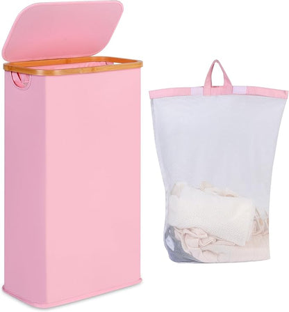 iEGrow 65L Slim Laundry Hamper, Narrow Laundry Basket by iEGrow