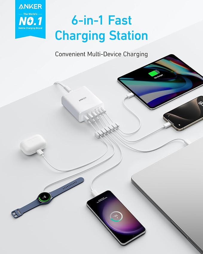 Anker Desktop Charger, Fast Charging USB C Charger - Image 2