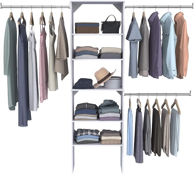 ClosetMaid SuiteSymphony Wood Closet Organizer System, 25-Inch Starter Kit - Image 4