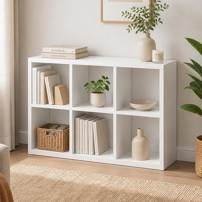 6-Cube Cubicle Bookshelf, Cube Bookcase by Furevol