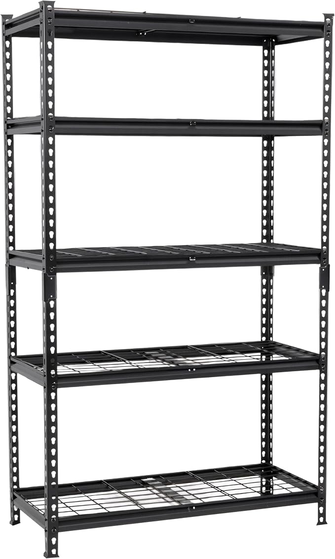 GDFStudio 5-Tier Storage Shelves, Adjustable Garage Storage Racks, Heavy-Duty - Image 4