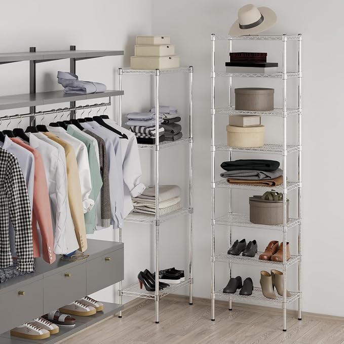 14" Deep x 24" Wide x 86" Height Wire Shelving Kit | 8-Tier | NSF Commercial - Image 4