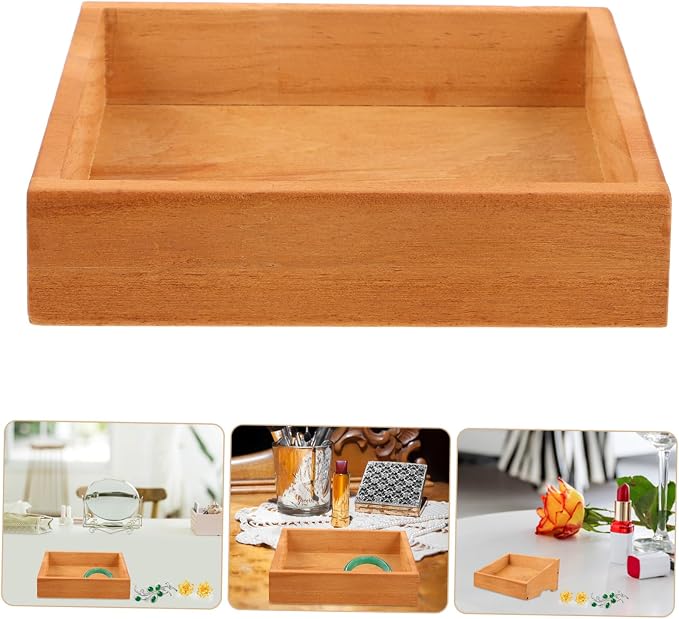 Levemolo Multi-functional Phone Organizer Jewelry Tray and Note Storage Rustic - Image 8