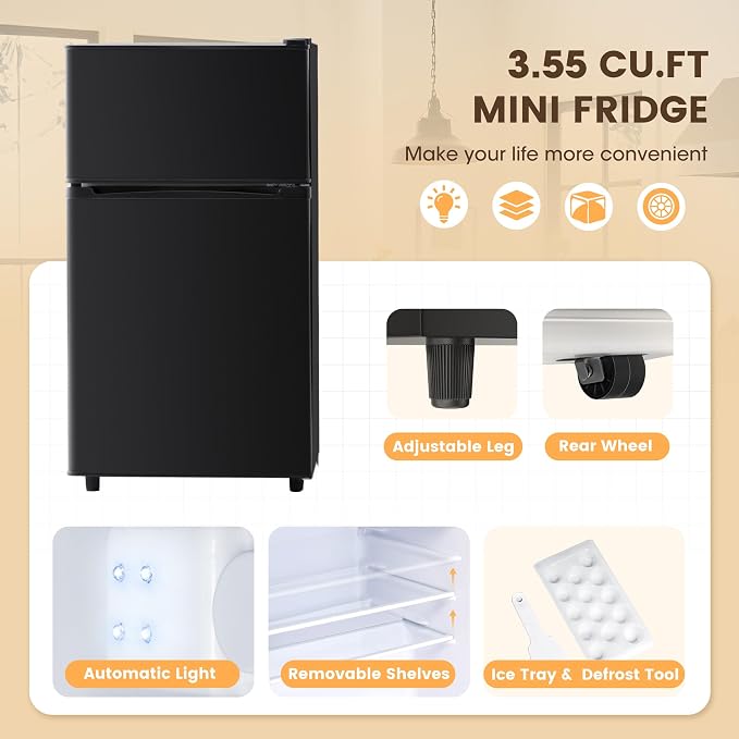 Manastin 3.55 Cu.Ft Mini Fridge - Image 3