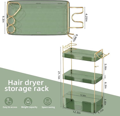 3 Tier Bathroom Organizer Countertop Makeup Perfume Tray Skincare Organizer - Image 5