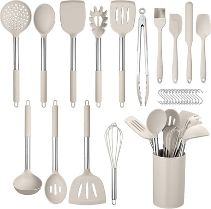 HaWare 29 PCS Silicone Cooking Utensils Set, Heat Resistant Kitchen Utensils Set by HaWare