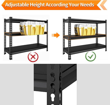3-Tier Garage Shelving Heavy Duty, 40”W x 18”D x 36”H Metal Shelving Unit，1320 - Image 5