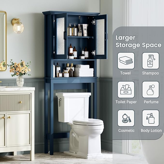 Over The Toilet Storage Cabinet, Over Toilet Storage Bathroom Cabinet - Image 5