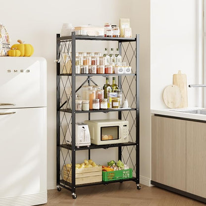 Fenbeli Foldable Shelves with Wheels - Image 2