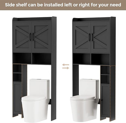 Homhedy Wooden Over The Toilet Storage Cabinet - Image 5