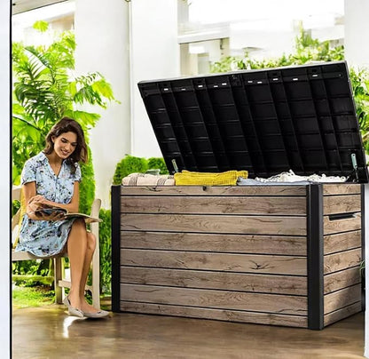 Outdoor Storage Box with Lockable Lid - Image 6