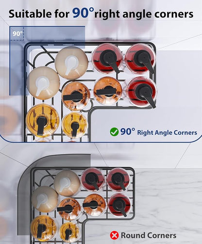 3 Pack Corner Shower Caddy Organizer, Rustproof Corner Shower Shelves, No - Image 2