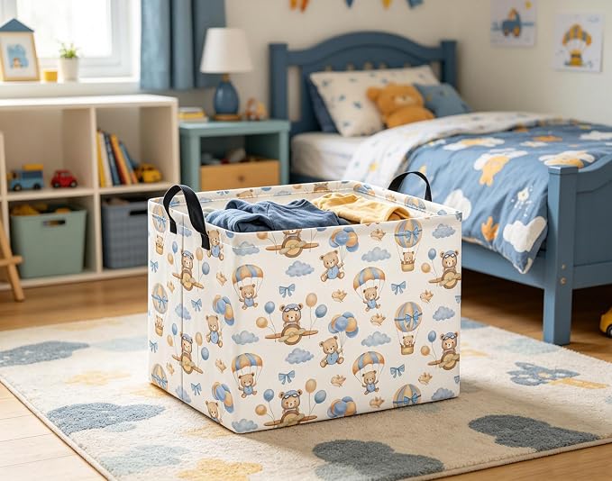 Rectangular Baby Kids Storage Basket - Image 3