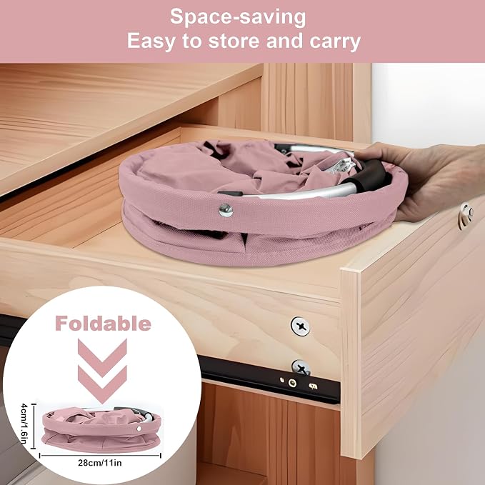 17L Cleaning Caddy with Handle, Cleaning Supplies Organizer, Foldable Storage - Image 6