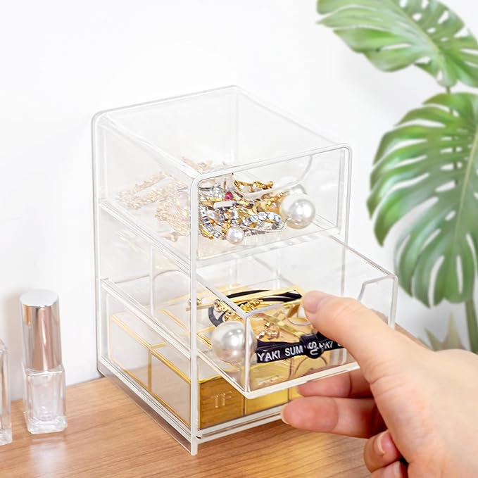 Small Desk Organizer with Drawer, Desktop Organization - Image 7